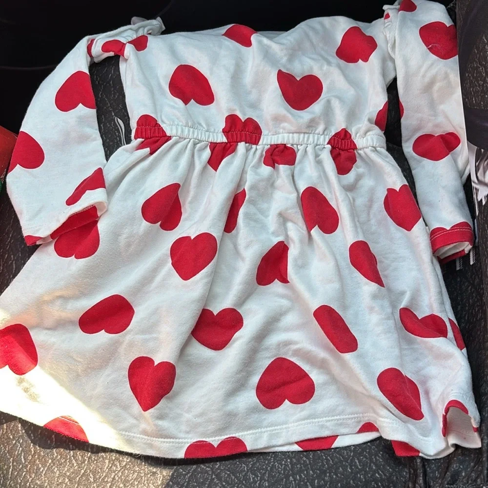 Hearts valentines Kids dress